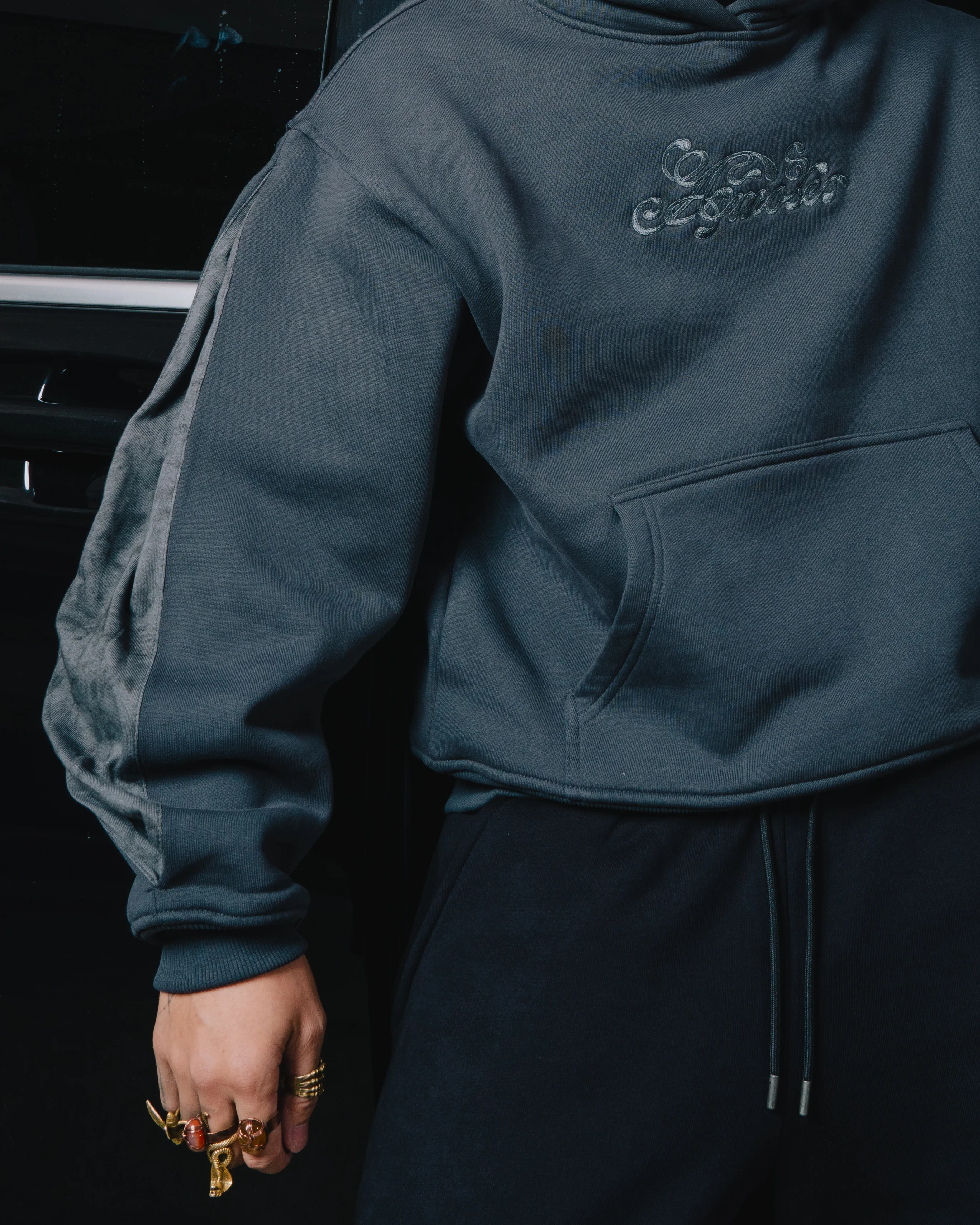 PLEATED HOODIE - Image 4